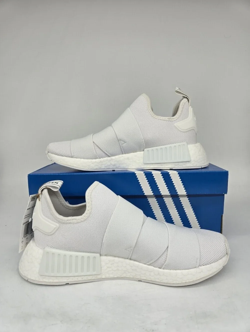 Adidas Women's NMD_R1 GW5699 White Running Shoes Size 8